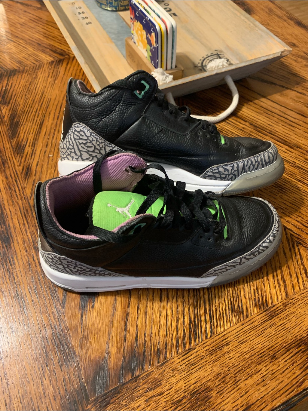 Jordan 3 Retro Se (Gs) Electric Green 6.5y Or Women’s 8